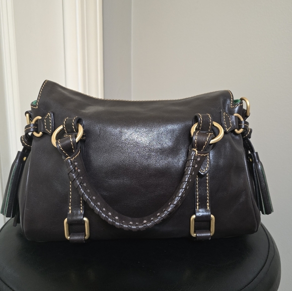 Dooney & Bourke Florentine Mini Satchel/Color: Brown T'moro - Picture 2 of 12